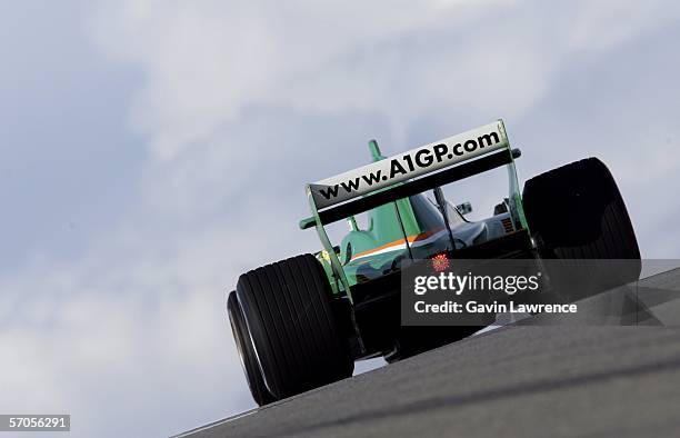 Ralph Firman driver for Ireland during practice for the A1 Grand Prix of Nations, California, USA on March 10, 2006 at the Mazda Raceway Laguna,...