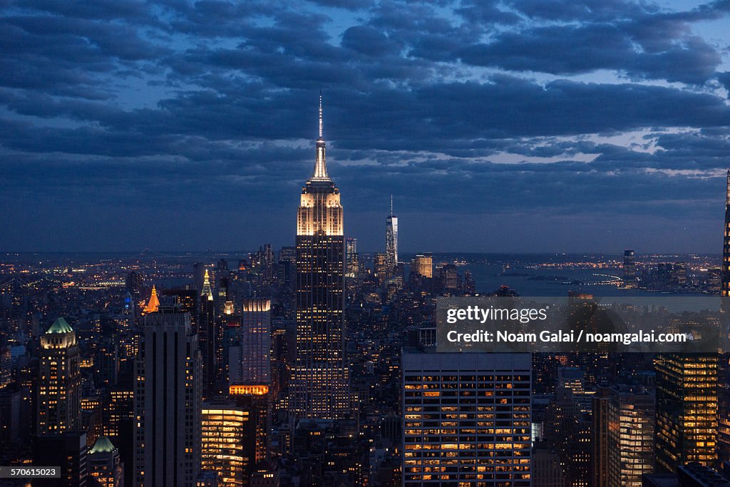 New York City at night