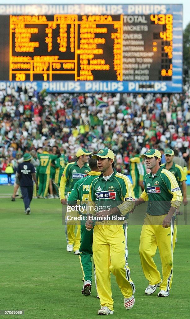 South Africa v Australia - 5th ODI