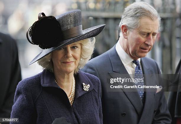 Prince Charles, Prince of Wales and Camilla, Duchess of Cornwall attend an Observance for Commonwealth Day service at Westminster Abbey on March 13,...