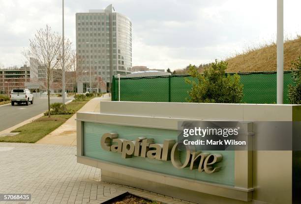 The Capital One headquarters is shown March 13, 2006 in Mclean, Virginia. It was announced that Capital One Financial Corp. Is buying North Fork...