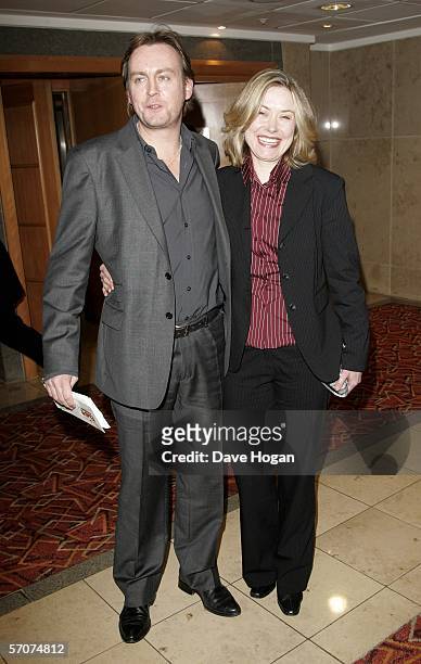 Actor Philip Glenister and his wife Beth Goddard arrive at the Sony Ericsson Empire Film Awards 2006, the annual awards show voted for by the public,...