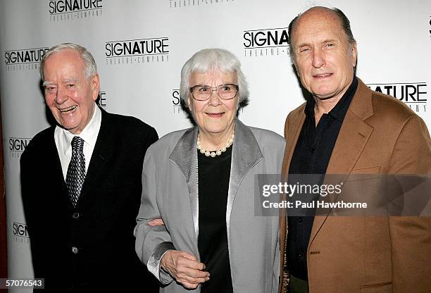 Playwright Horton Foote, writer Harper Lee and actor Robert Duvall attend Signature Theatre Company honors Horton Foote on the eve of his 90th...