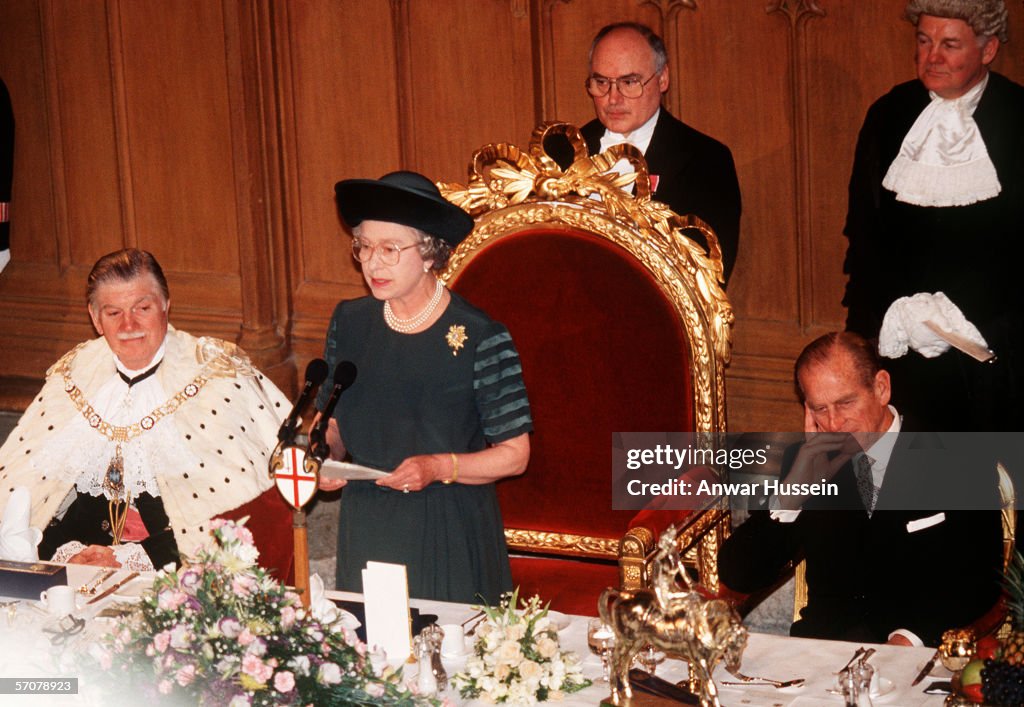 GBR: Queen Elizabeth II makes a speech on her 40th Anniversary