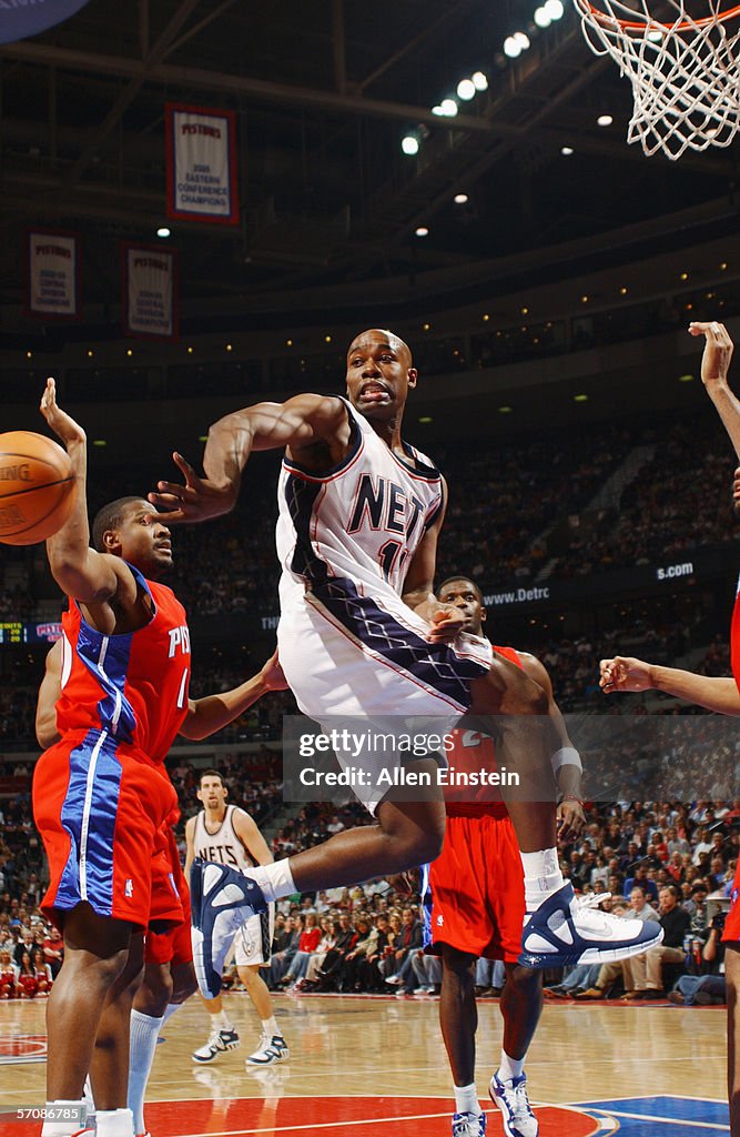 New Jersey Nets v Detroit Pistons