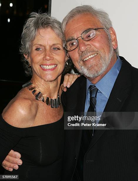 Actor Alex Rocco and wife Shannon Wilcox attend the premiere of "Find Me Guilty" at Sony Lincoln Square on March 14, 2006 in New York City.