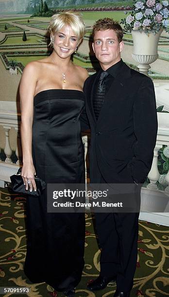 Gemma Atkinson and Phillip Olivier arrive at the RTS Programme Awards 2005, the annual awards presented by The Royal Television Society honoring...