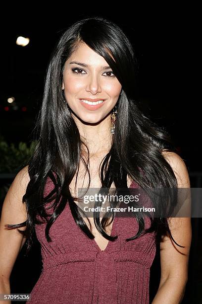 Actress Roselyn Sanchez attends the Premiere Of "Cayo" at the Harmoney Gold Theatre on March 14, 2006 in Los Angeles, California.