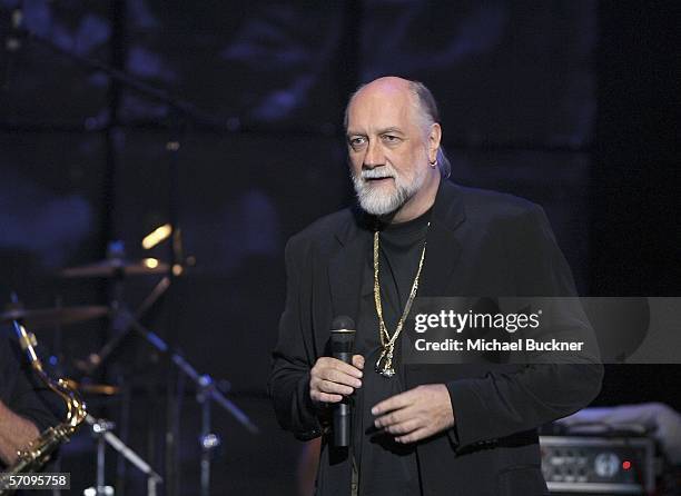 Mick Fleetwood performs at the "Evening with Ray Kennedy and Friends" hosted by the Guitar Center Music Foundation at the Avalon on March 14, 2006 in...