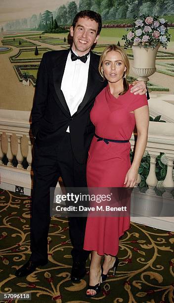 Actress Patsy Kensit and actor Mark Charnock arrive at the RTS Programme Awards 2005, the annual awards presented by The Royal Television Society...
