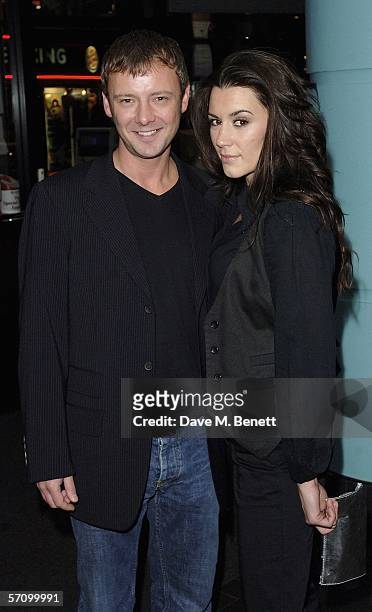 Actor John Simm and Kate Magowan arrive at the World Premiere of "Basic Instinct II: Risk Addiction" at Vue Leicester Square on March 15, 2006 in...