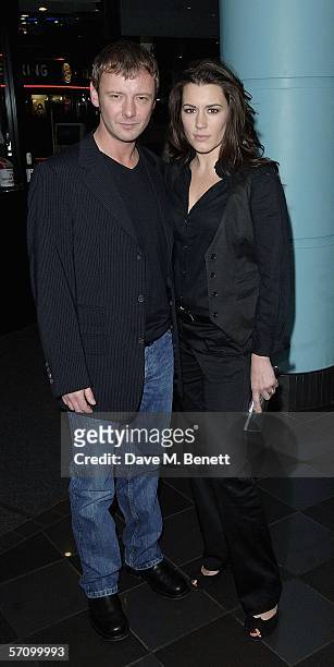Actor John Simm and Kate Magowan arrive at the World Premiere of "Basic Instinct II: Risk Addiction" at Vue Leicester Square on March 15, 2006 in...