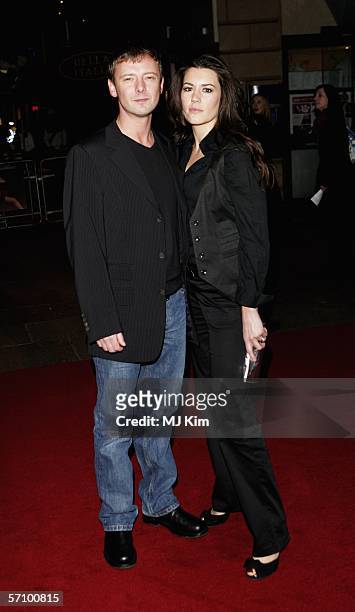 John Simm and Kate Magowan arrive at the World Premiere of 'Basic Instinct II: Risk Addiction' at Vue Leicester Square on March 15, 2006 in London,...