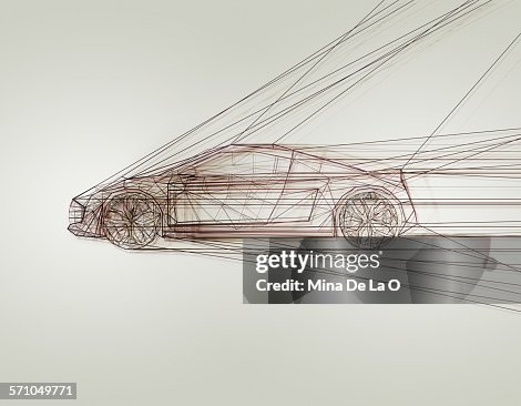Car Lines On White High-Res Vector Graphic - Getty Images