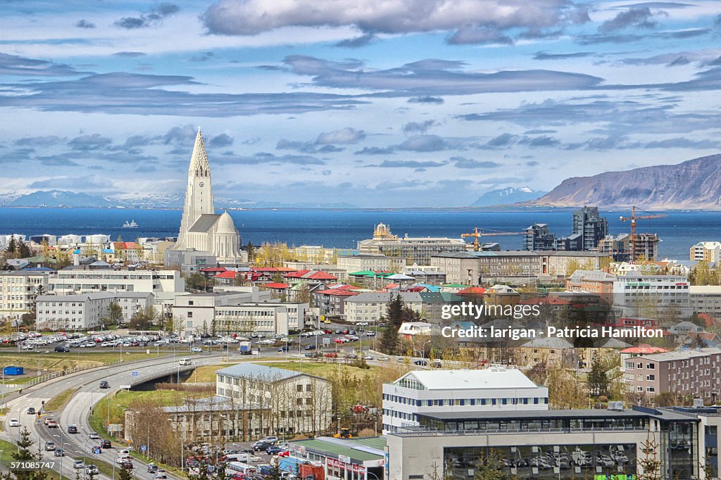 Reykjavik with Hallgrimskirkja