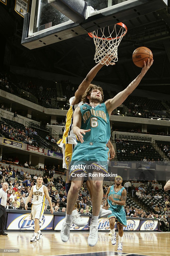 New Orleans/Oklahoma Hornets  v Indiana Pacers