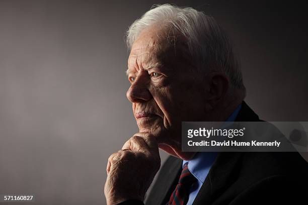 Former President Jimmy Carter interviewed for "The Presidents' Gatekeepers" project at the Carter Center, Atlanta, Georgia, September 14, 2011.