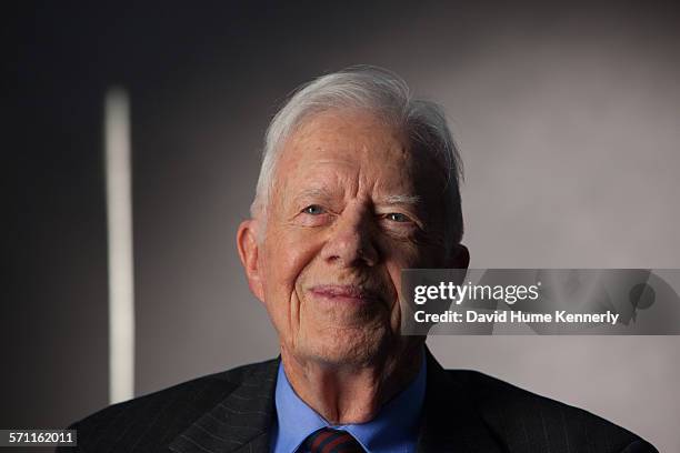 Former President Jimmy Carter interviewed for "The Presidents' Gatekeepers" project at the Carter Center, Atlanta, Georgia, September 14, 2011.