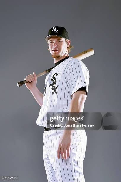 Joe Crede poses for a portrait during the Chicago White Sox Photo Day on February 26, 2006 at Tuscon Electric Park in Tucson, Arizona.