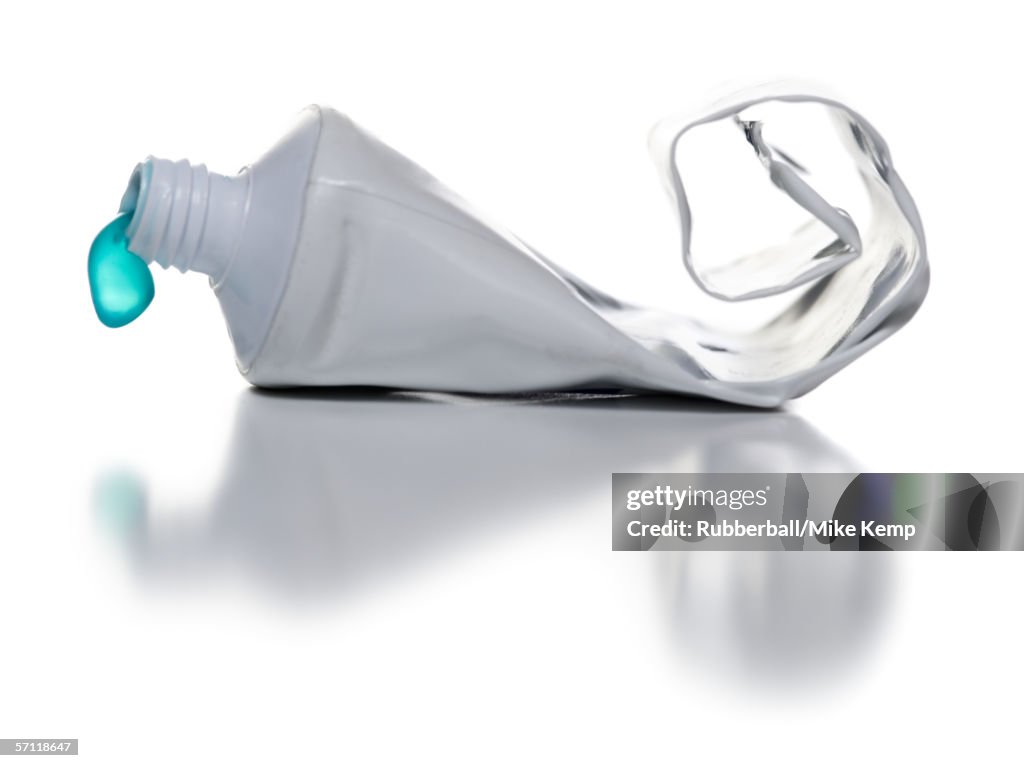 Toothpaste Back In Tube Closeup Of A Toothpaste Tube High-Res Stock Photo - Getty Images