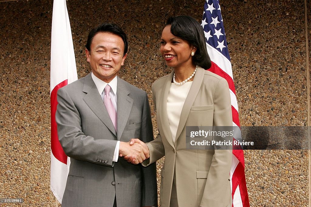 Condoleezza Rice Attends Trilateral Strategic Dialogue