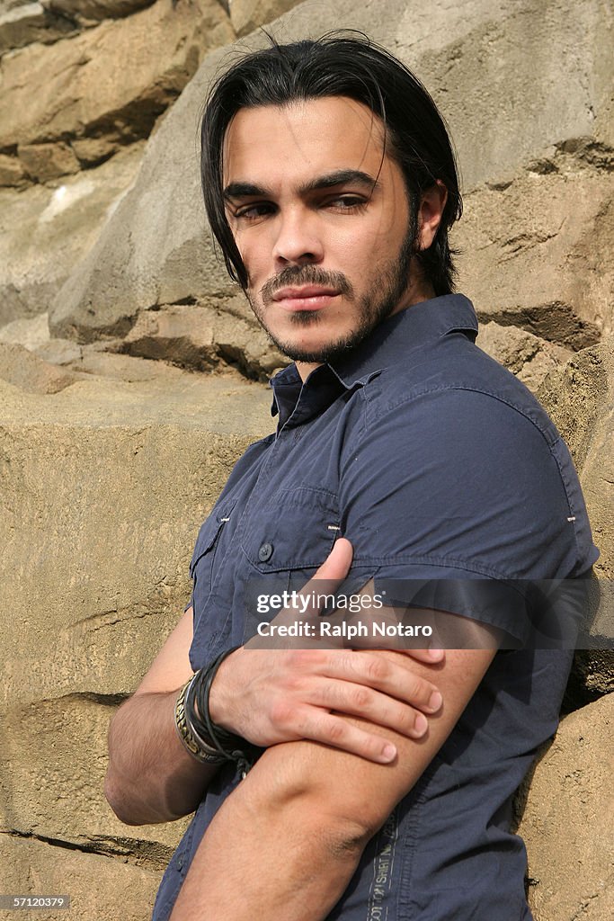 Sharlim Raysor Latin pop singer, fashion model, and actor Shalim poses during a ...