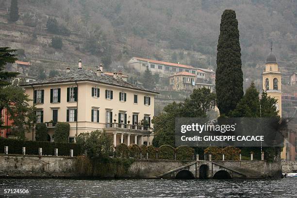 View of George Clooney's Italian house, Villa Oleandra, situated on Lake Como's south-western shores, in Laglio, just 5 Kms from Cernobbio, 18 March...