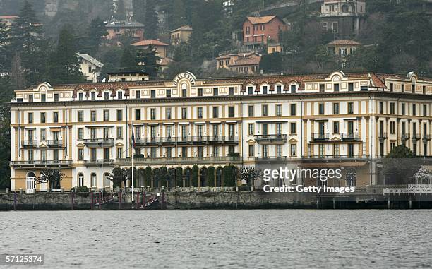 Villa D'Este, the luxury Hotel on the Lake Como, is seen on March 18, 2006 in Como, Italy. Como is one of the possible place being rumoured by the...