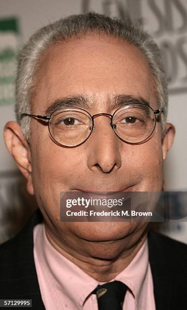 Actor Ben Stein attends the 20th Anniversary Genesis Awards at the Beverly Hilton Hotel on March 18, 2006 in Beverly Hills, California.