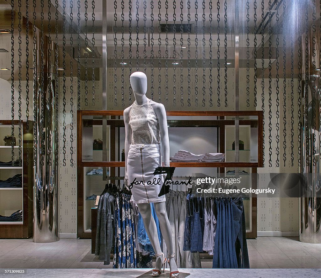 7 For all Mankind  Window Display, New York, United States