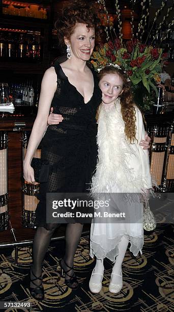 Actors Madeleine Potter and Madeleine Daly attend the after show party following the UK Premiere of "The White Countess", at China Tang on March 19,...