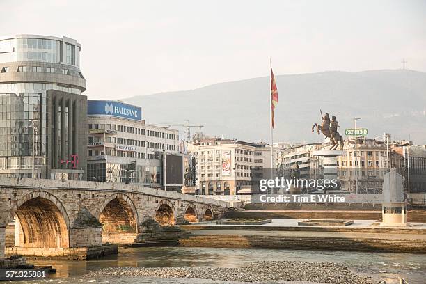 skopje, macedonia - balkans stock pictures, royalty-free photos & images