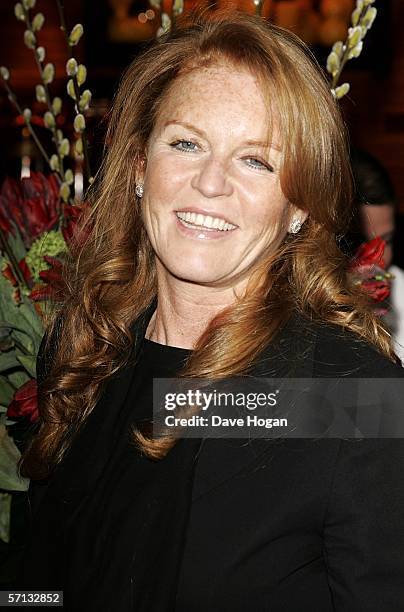 Sarah Ferguson, Duchess of York attends the after show party following the UK Premiere of 'The White Countess', at China Tang on March 19, 2006 in...