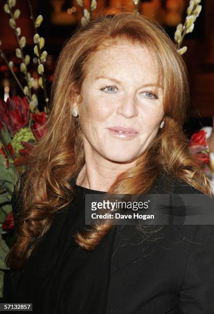 Sarah Ferguson, Duchess of York attends the after show party following the UK Premiere of 'The White Countess', at China Tang on March 19, 2006 in...