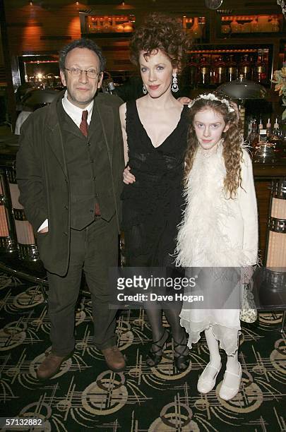 Actors Alan Corduner, Madeleine Potter and Madeleine Daly attend the after show party following the UK Premiere of 'The White Countess', at China...