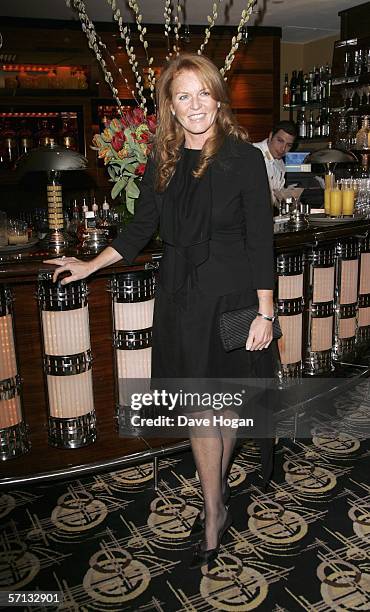 Sarah Ferguson, Duchess of York attends the after show party following the UK Premiere of 'The White Countess', at China Tang on March 19, 2006 in...