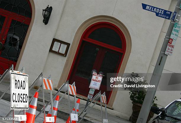 Melrose Avenue is closed during the John Varvatos 4th Annual Stuart House Benefit at the John Varvatos Boutique on March 19, 2006 in West Hollywood,...