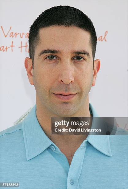 Actor David Schwimmer attends the John Varvatos 4th Annual Stuart House Benefit at the John Varvatos Boutique on March 19, 2006 in West Hollywood,...