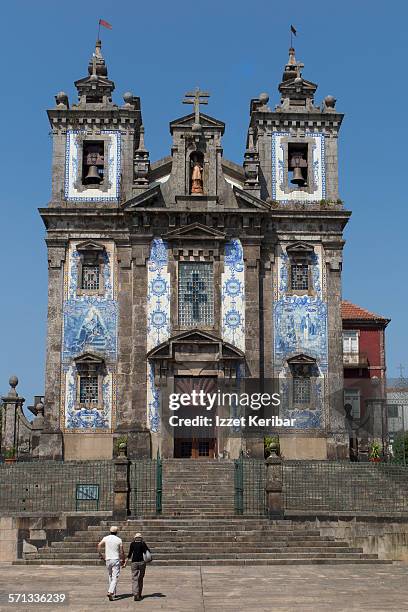 the igreja de santo ildefonso in porto, portugal - santo ildefonso church imagens e fotografias de stock