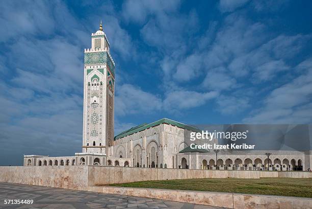 king hassan ii mosque in casablanca,morocco - モロッコ カサブランカ ストックフォトと画像