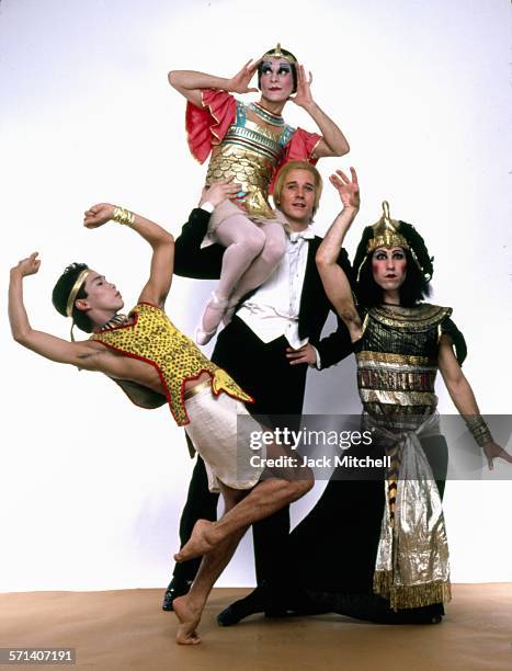 All Male Ballet troup Les Ballets Trockadero de Monte Carlo, 1983. .