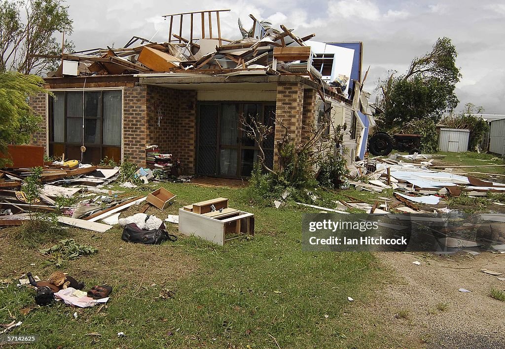 Aftermath of Cyclone Larry