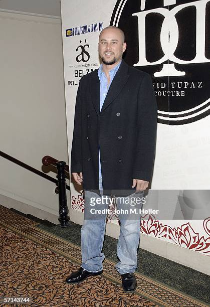 Cris Judd arrives at the Luxe Wear Fall/Winter Fashion Show on March 19, 2006 in Beverly Hills, California.The fashion show was in celebration of Los...