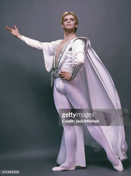 Bolshoi Ballet dancer Andris Liepa photographed in 1987.