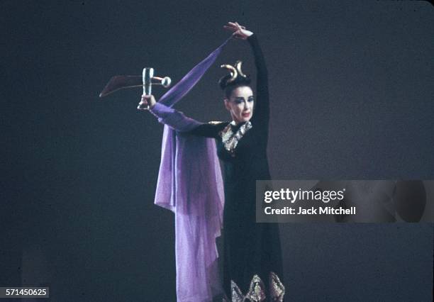 Martha Graham and Company performing "Clytemnestra" November 14, 1965.