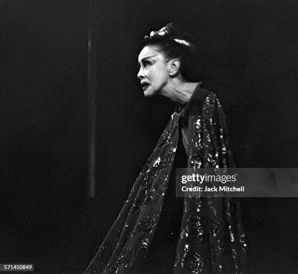 Martha Graham and Company performing "Clytemnestra" November 14, 1965.