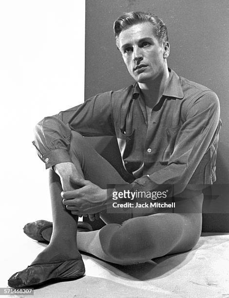 Dancer Erik Bruhn photographed in 1956.
