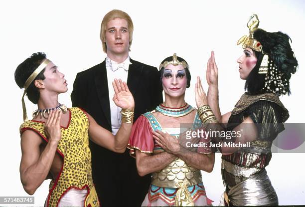 All Male Ballet troup Les Ballets Trockadero de Monte Carlo, 1983. .