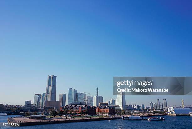 minato mirai 21, yokohama city, kanagawa prefecture, japan - minato mirai imagens e fotografias de stock