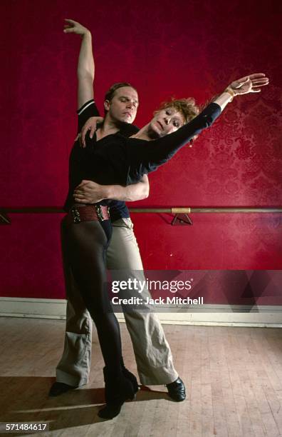 Jazz and modern dance masters Gwen Verdon and Ben Stevenson photographed in February 1978.